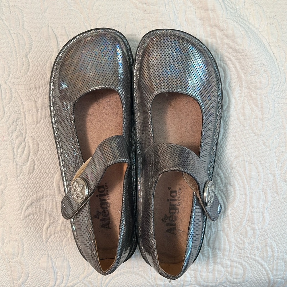 Alegria Snake Skin Size 40 Mary Jane Style Shoe